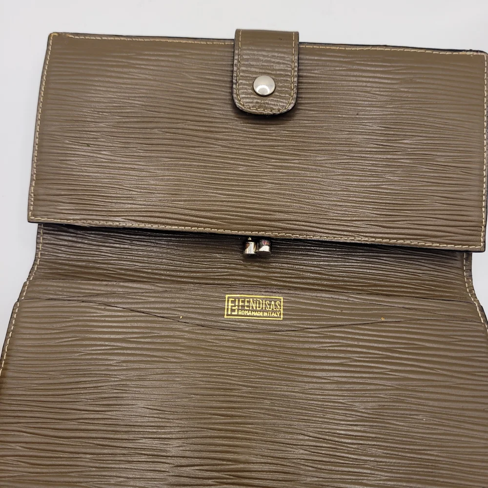 Fendi FF Monogram Zucca Vintage Wallet